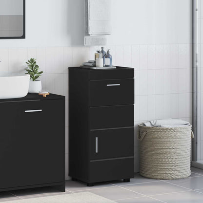 Set di Armadi da Bagno TULUM Nero 37 x 31,5 x 82 cm | homemem39