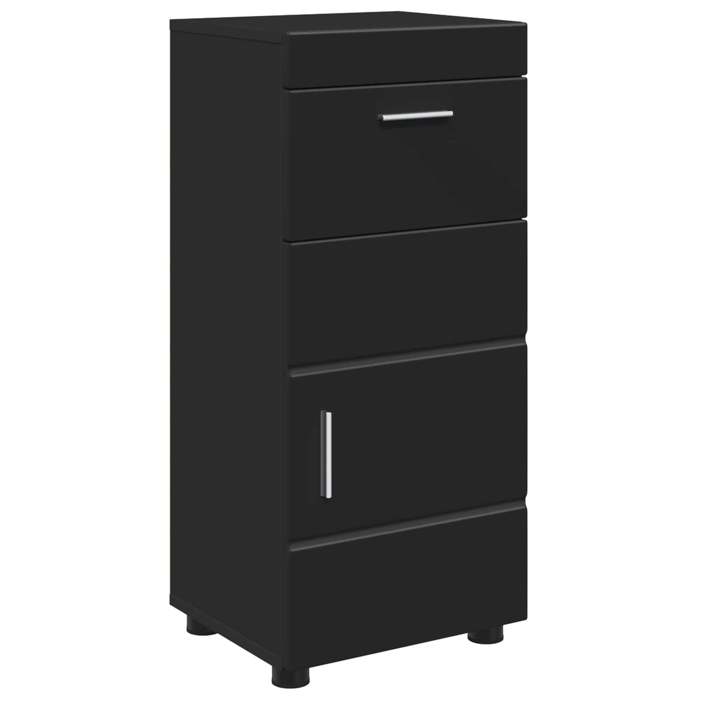 Set di Armadi da Bagno TULUM Nero 37 x 31,5 x 82 cm | homemem39