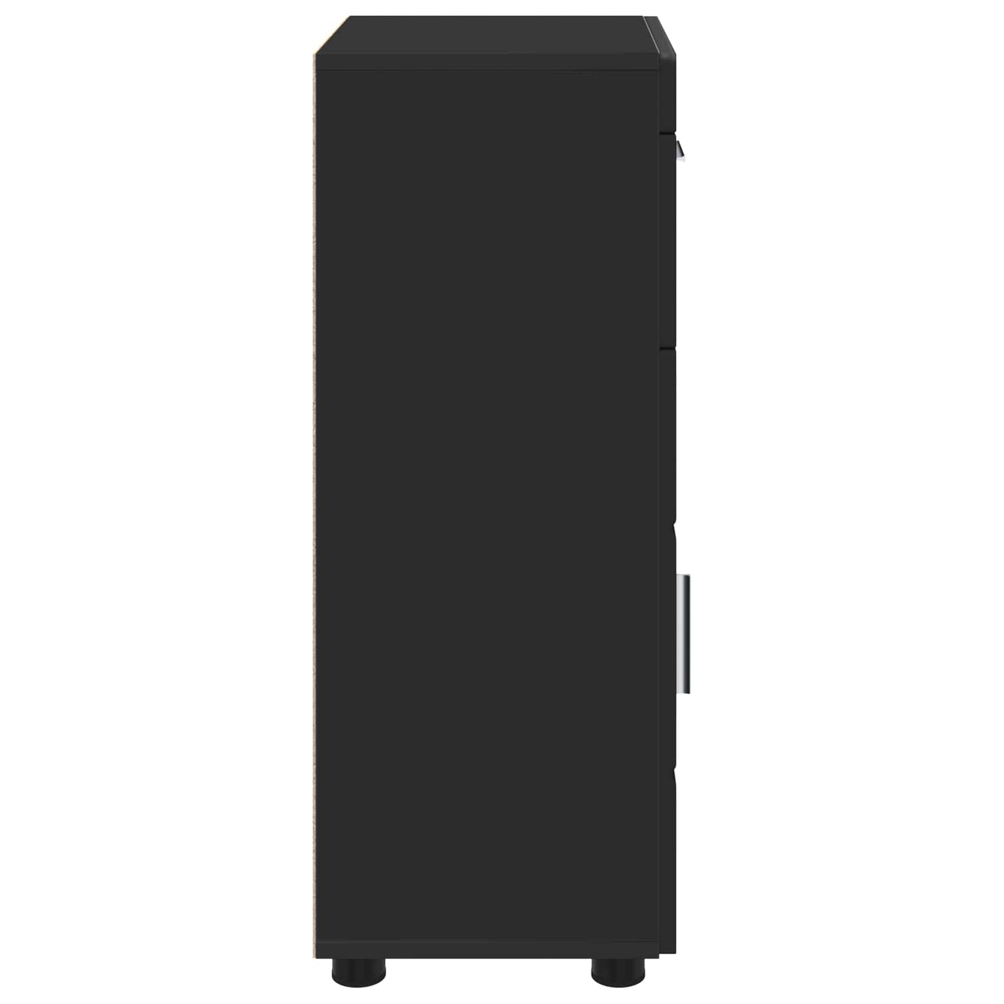 Set di Armadi da Bagno TULUM Nero 37 x 31,5 x 82 cm | homemem39