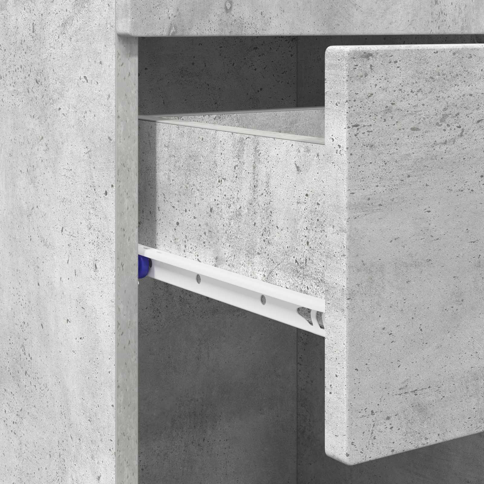 Set di Armadi da Bagno TULUM Grigio cemento 37 x 31,5 x 82 cm | homemem39