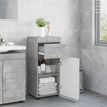 Set di Armadi da Bagno TULUM Grigio cemento 37 x 31,5 x 82 cm | homemem39