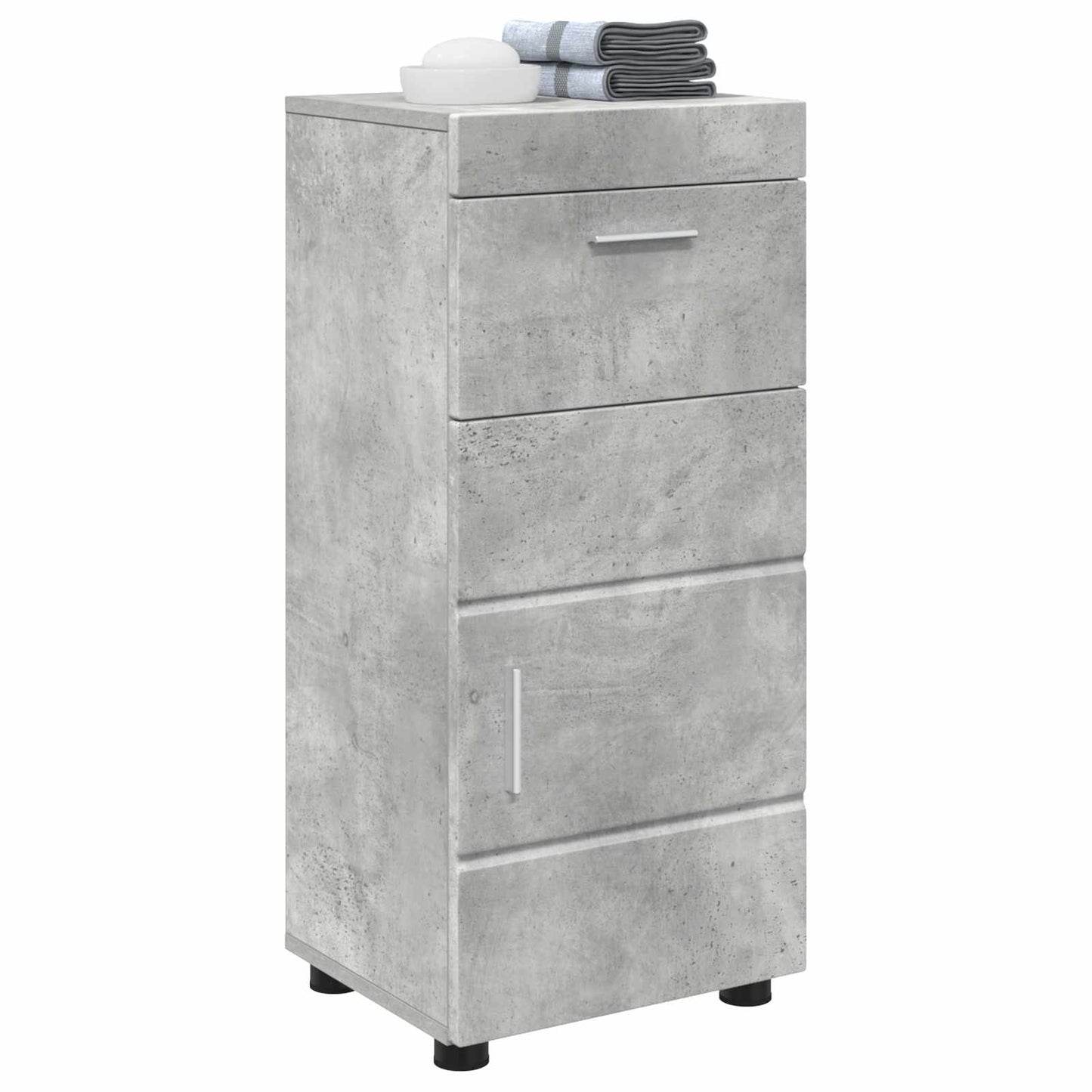 Set di Armadi da Bagno TULUM Grigio cemento 37 x 31,5 x 82 cm | homemem39