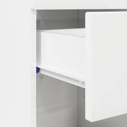 Set di Armadi da Bagno TULUM Bianco Lucido 37 x 31,5 x 82 cm | homemem39