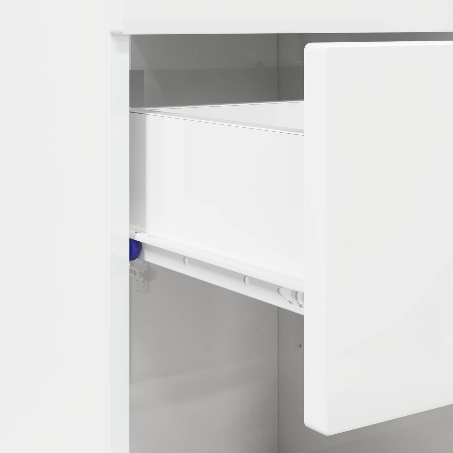 Set di Armadi da Bagno TULUM Bianco Lucido 37 x 31,5 x 82 cm | homemem39