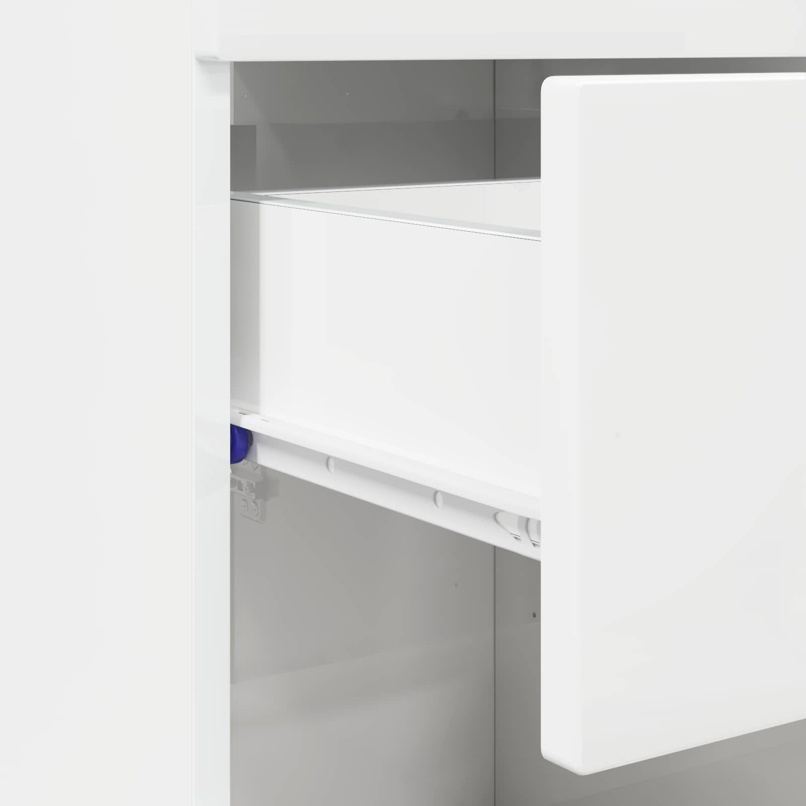 Set di Armadi da Bagno TULUM Bianco Lucido 37 x 31,5 x 82 cm | homemem39