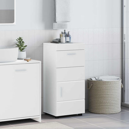 Set di Armadi da Bagno TULUM Bianco Lucido 37 x 31,5 x 82 cm | homemem39
