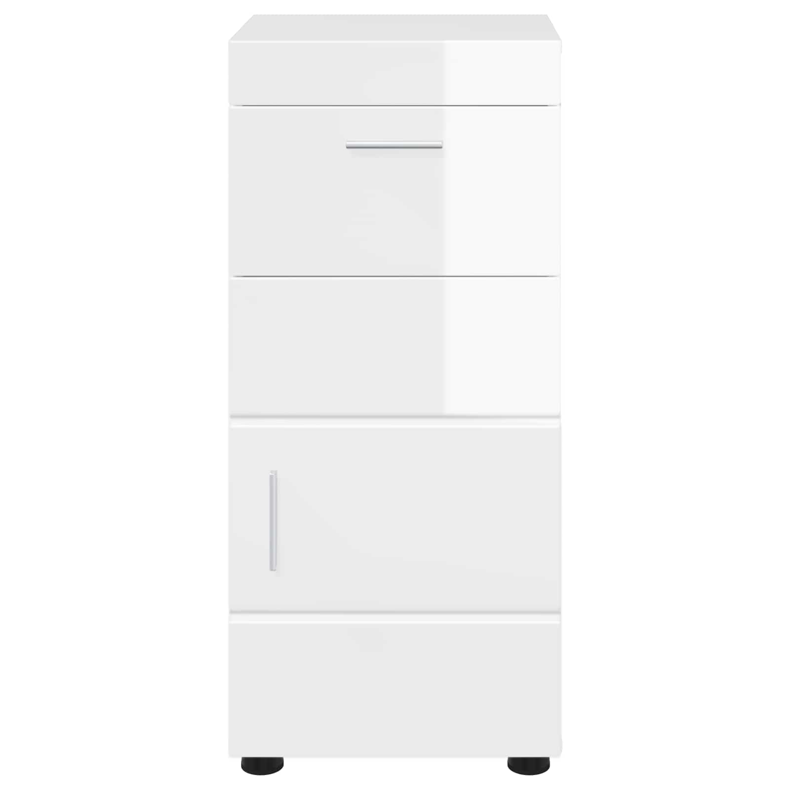 Set di Armadi da Bagno TULUM Bianco Lucido 37 x 31,5 x 82 cm | homemem39