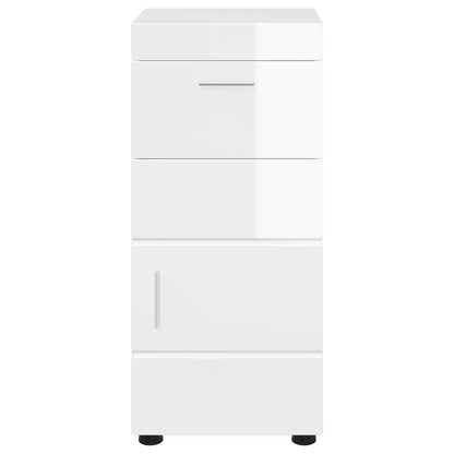 Set di Armadi da Bagno TULUM Bianco Lucido 37 x 31,5 x 82 cm | homemem39