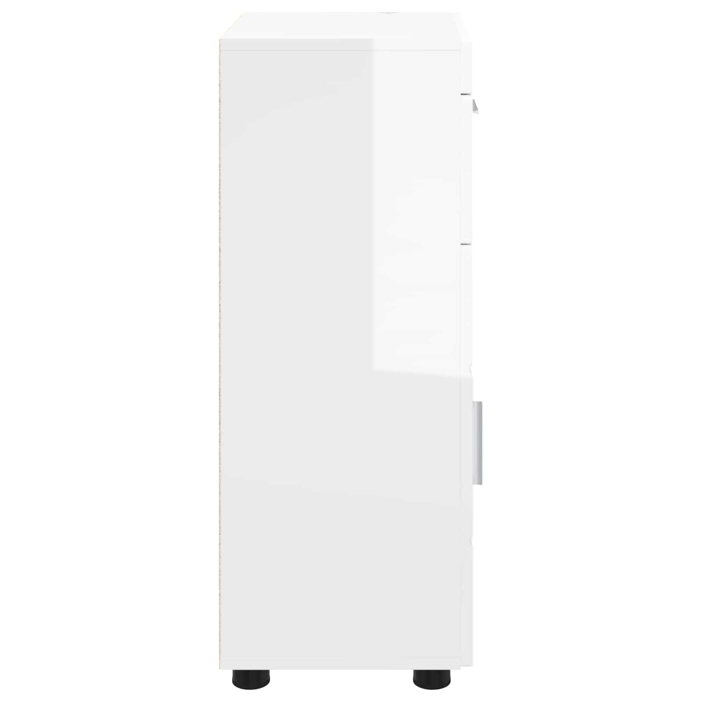 Set di Armadi da Bagno TULUM Bianco Lucido 37 x 31,5 x 82 cm | homemem39