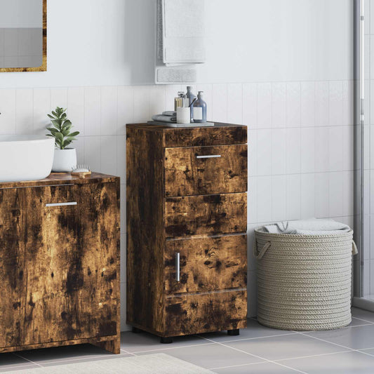 Set di Armadi da Bagno TULUM Rovere fumé 37 x 31,5 x 82 cm | homemem39