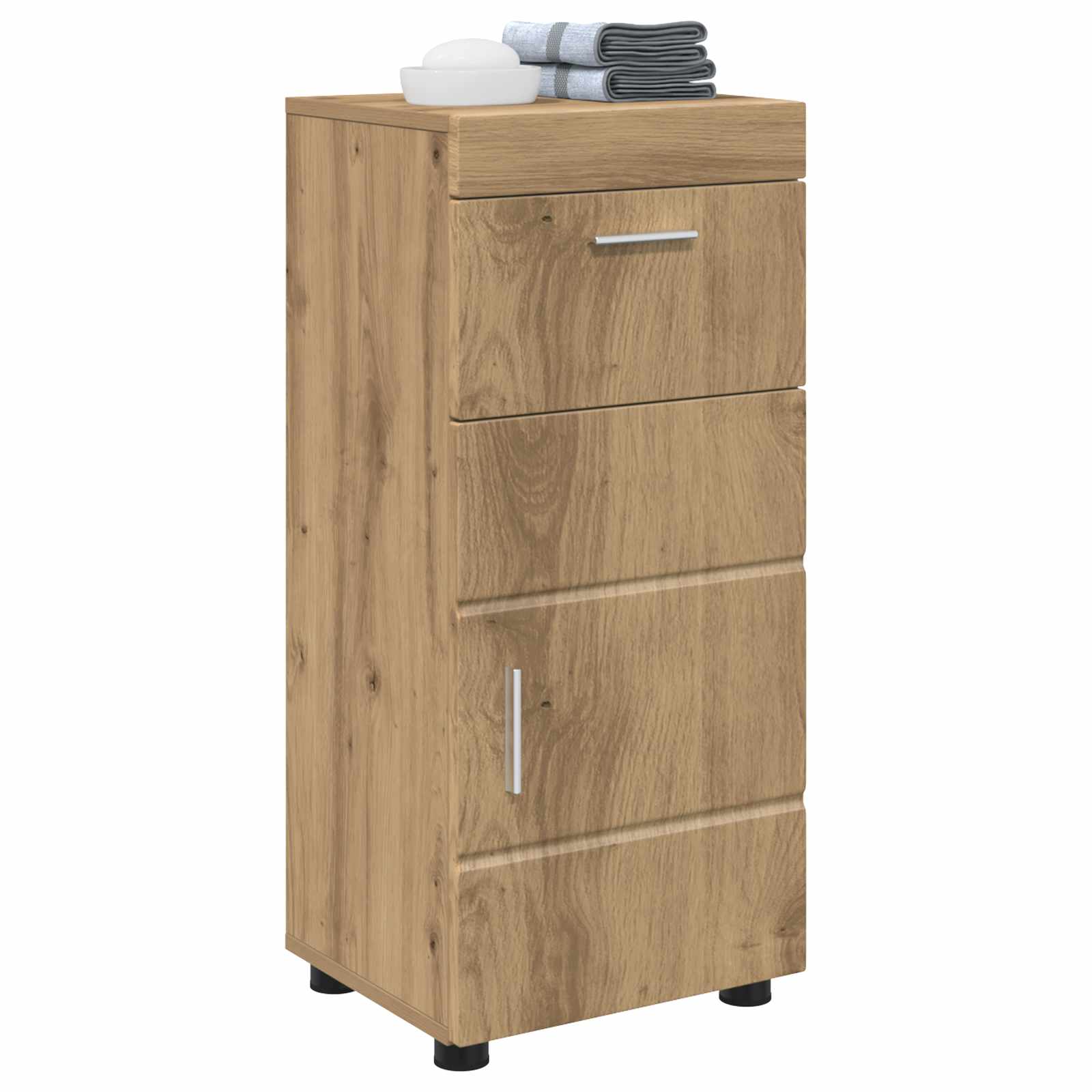 Set di Armadi da Bagno TULUM Rovere artigianale | homemem39