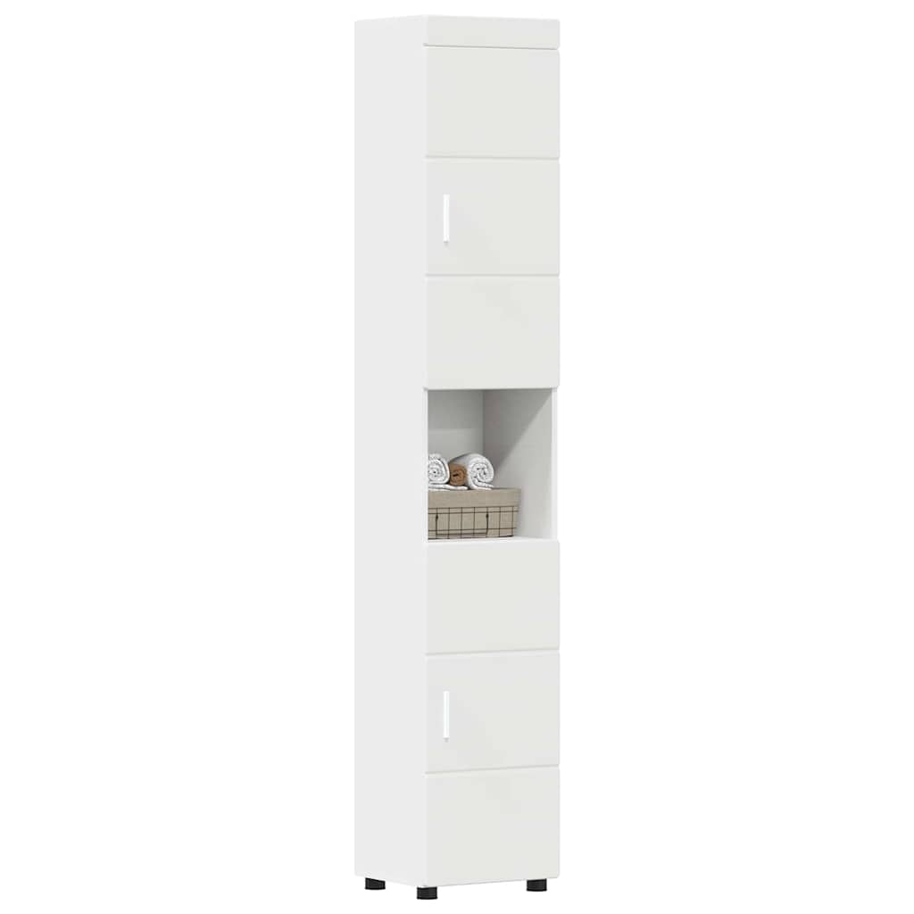 Set di Armadi da Bagno TULUM Bianco 37 x 31,5 x 203 cm
