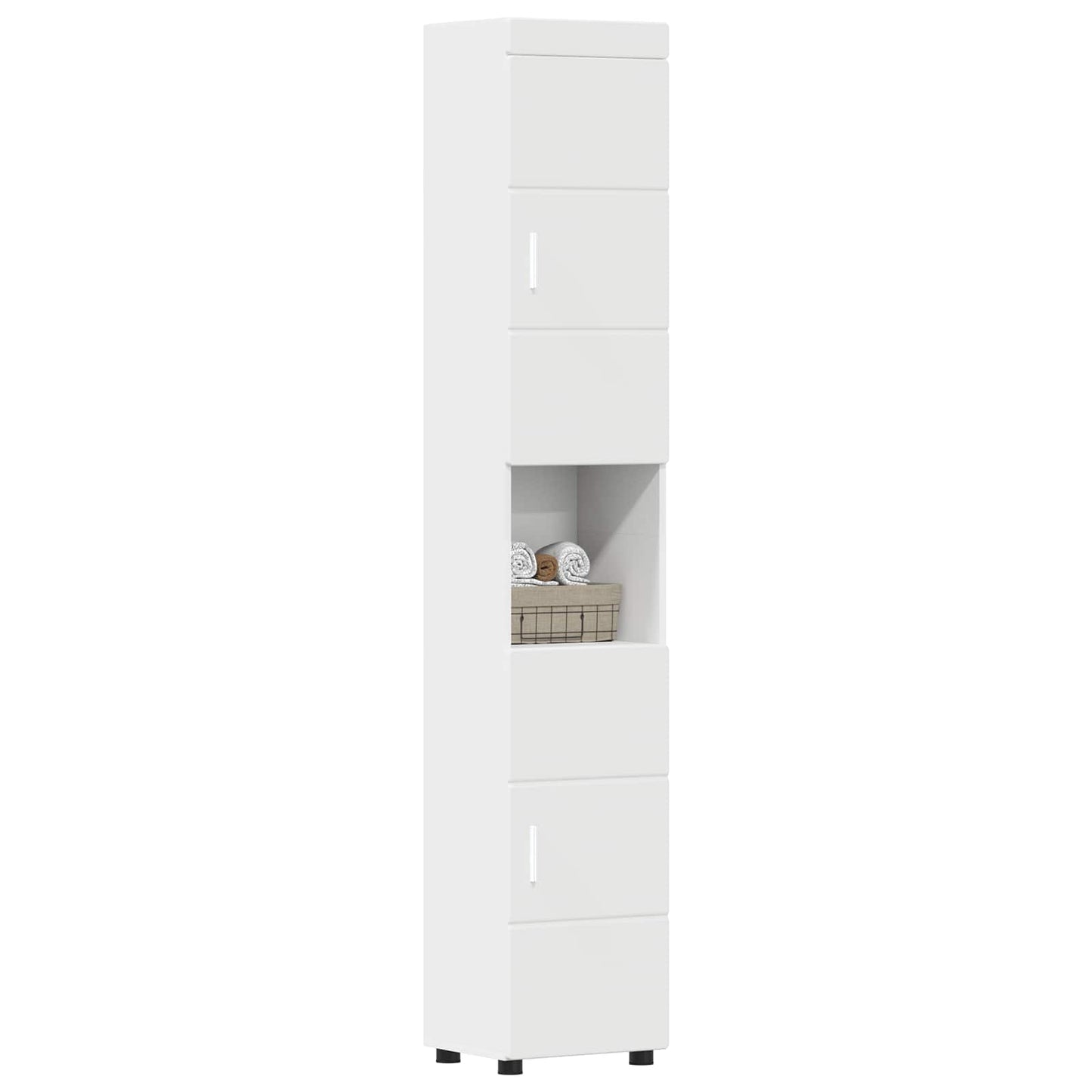 Set di Armadi da Bagno TULUM Bianco 37 x 31,5 x 203 cm | homemem39