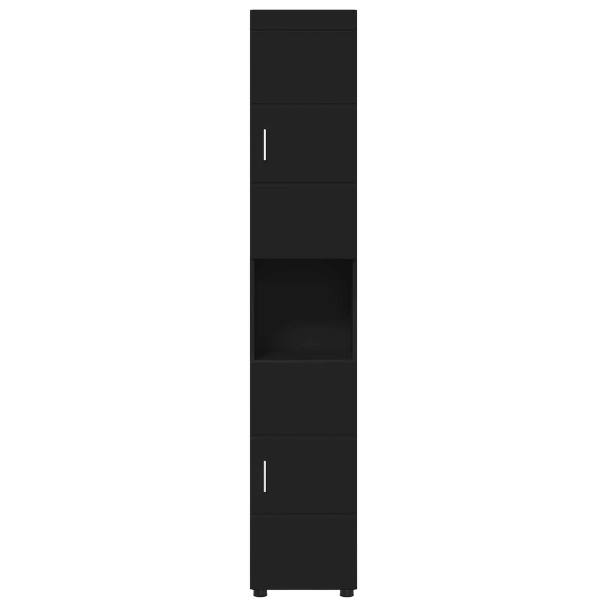 Set di Armadi da Bagno TULUM Nero 37 x 31,5 x 203 cm | homemem39