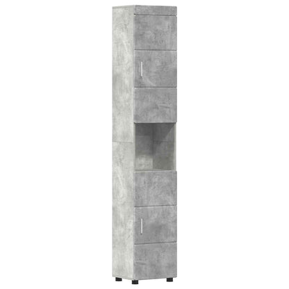 Set di Armadi da Bagno TULUM Grigio cemento 37 x 31,5 x 203 cm | homemem39