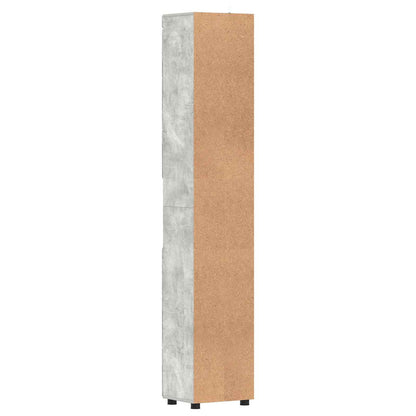 Set di Armadi da Bagno TULUM Grigio cemento 37 x 31,5 x 203 cm | homemem39