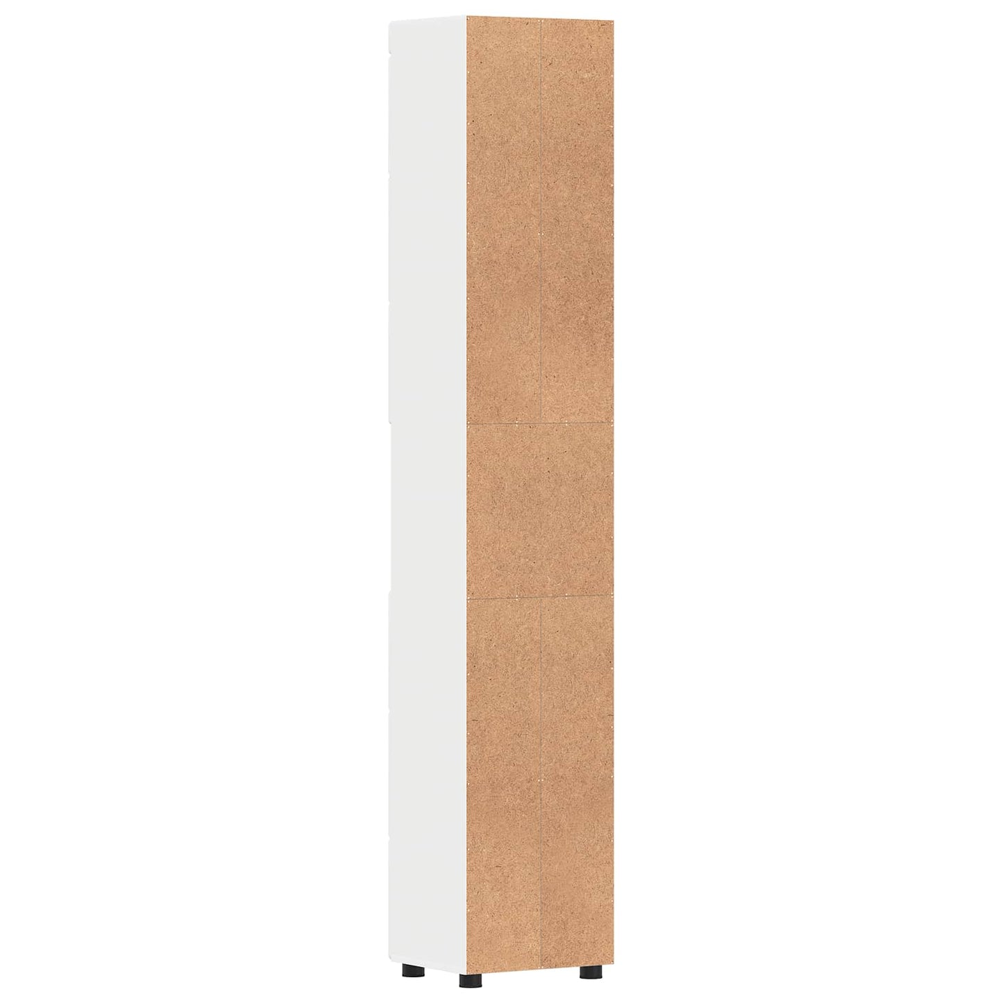 Set di Armadi da Bagno TULUM Bianco Lucido 37 x 31,5 x 203 cm | homemem39