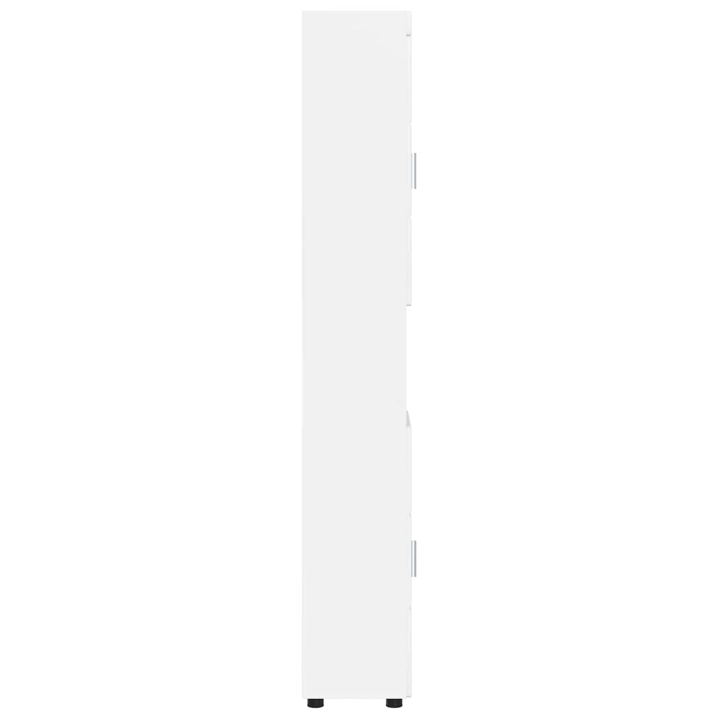 Set di Armadi da Bagno TULUM Bianco Lucido 37 x 31,5 x 203 cm | homemem39