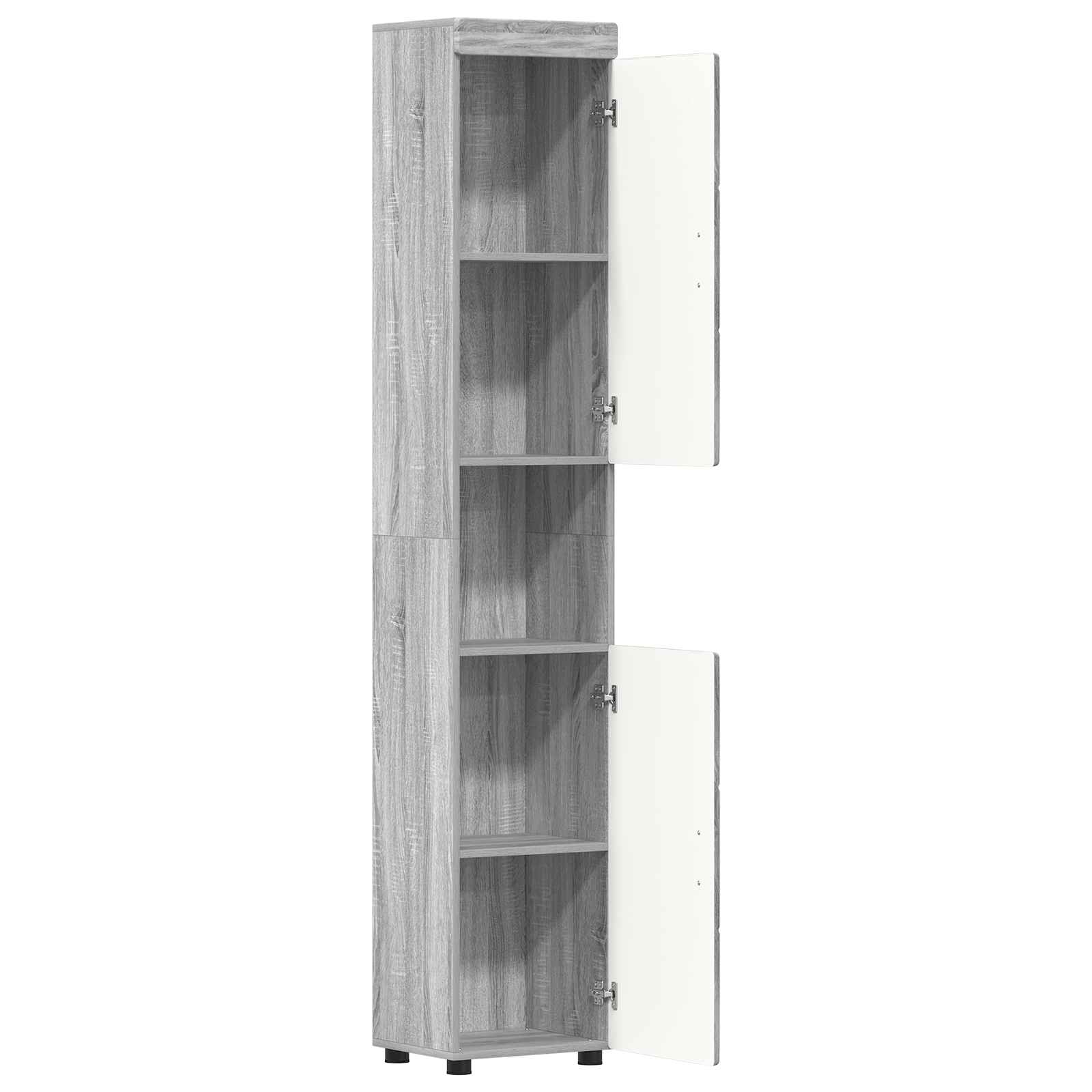 Set di Armadi da Bagno TULUM Grigio Sonoma 37 x 31,5 x 203 cm | homemem39
