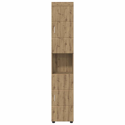 Set di Armadi da Bagno TULUM Rovere artigianale | homemem39