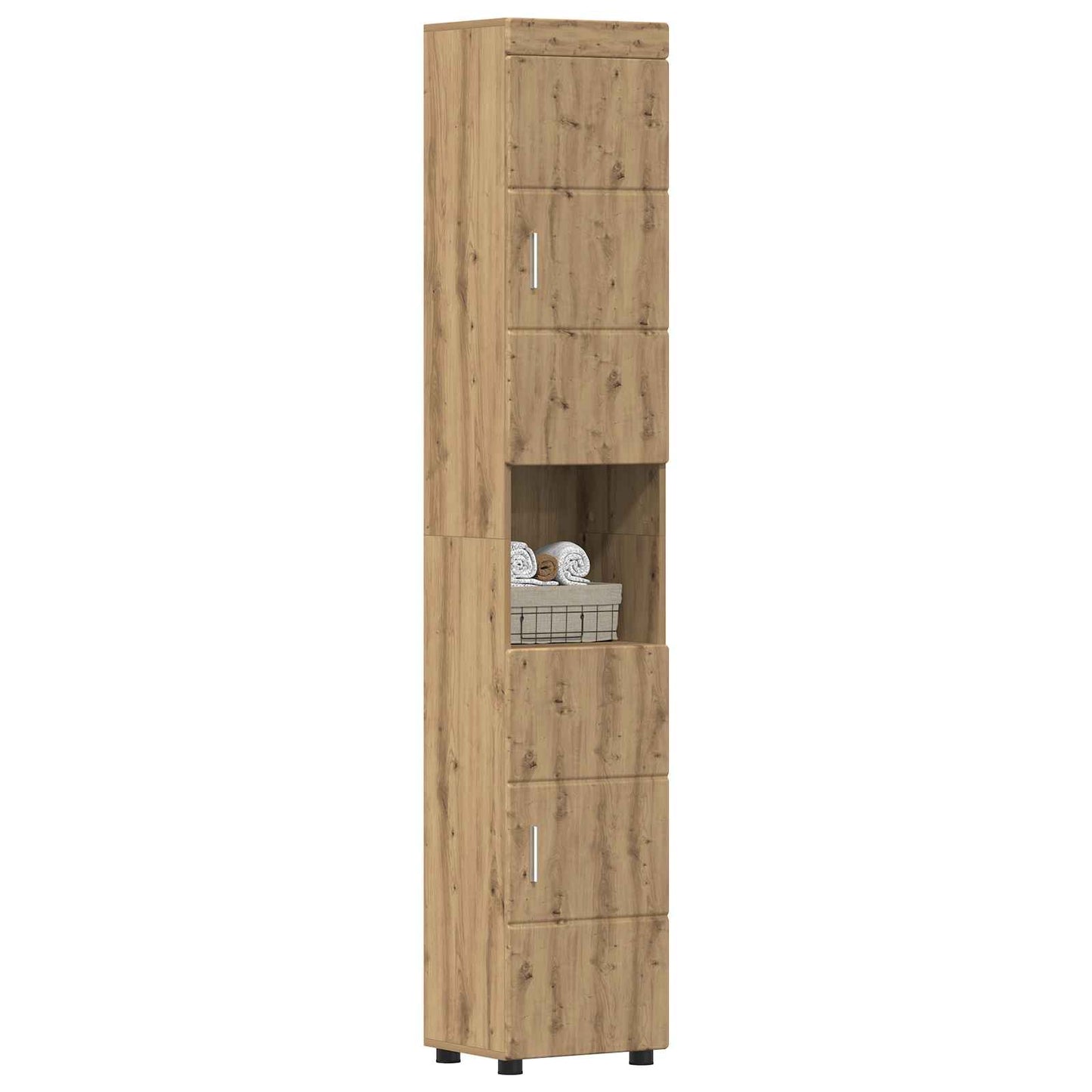 Set di Armadi da Bagno TULUM Rovere artigianale | homemem39