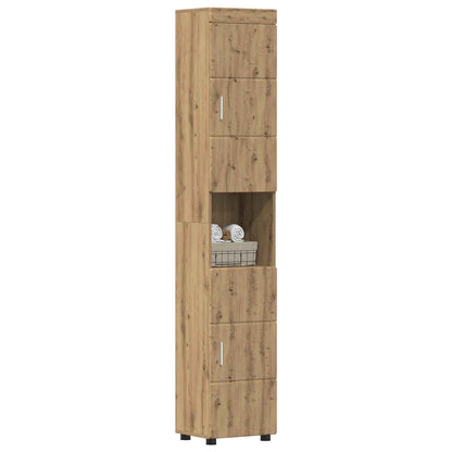 Set di Armadi da Bagno TULUM Rovere artigianale | homemem39