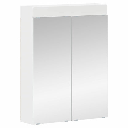 Mobiletto per specchio da bagno TULUM Bianco 60 x 16,5 x 78 cm | homemem39