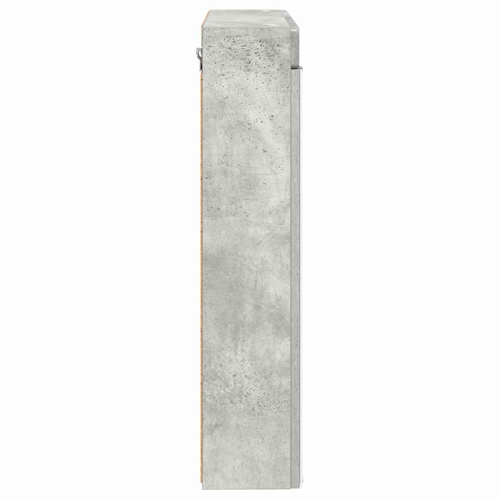 Mobiletto per specchio da bagno TULUM Grigio cemento | homemem39