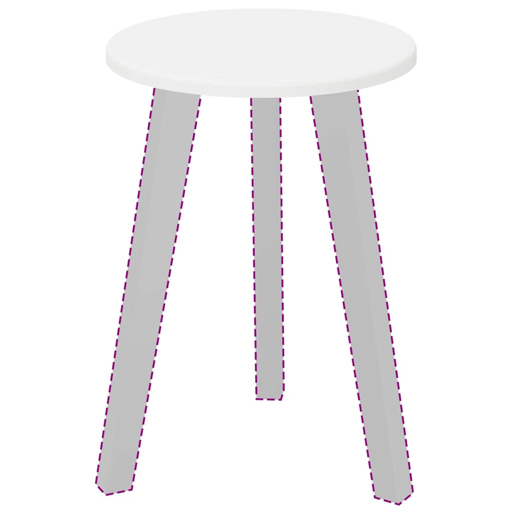 Piano del tavolo Bianco 30 x 30 x 1,5 cm Legno multistrato