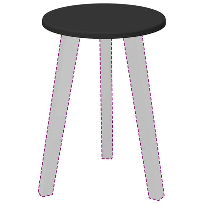 Piano del tavolo Nero 30 x 30 x 1.5 cm Legno multistrato