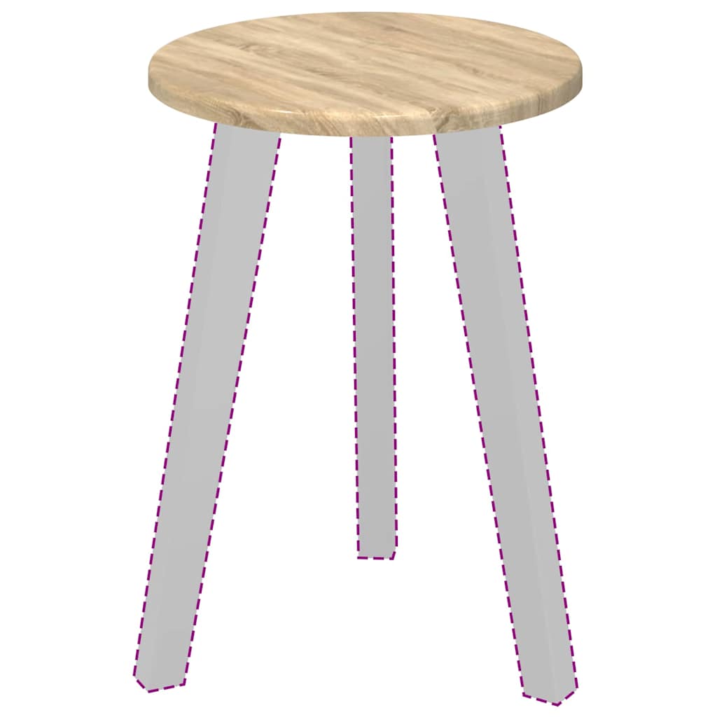 Piano del tavolo rovere sonoma 30 x 30 x 1,5 cm