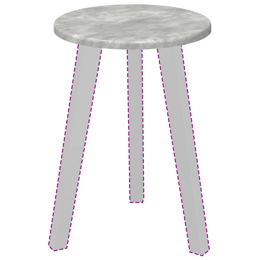 Piano del tavolo Grigio cemento 30 x 30 x 1.5 cm