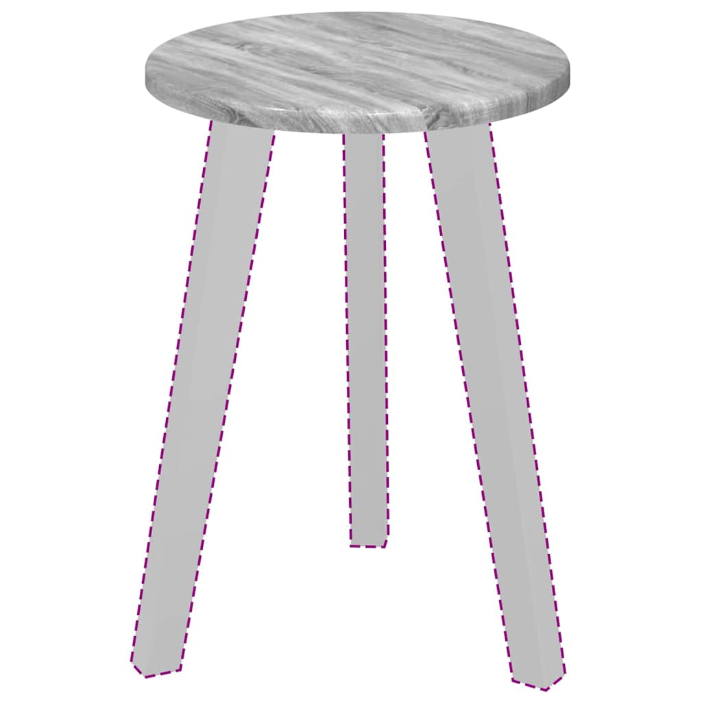 Piano del tavolo Grigio sonoma 30 x 30 x 1.5 cm