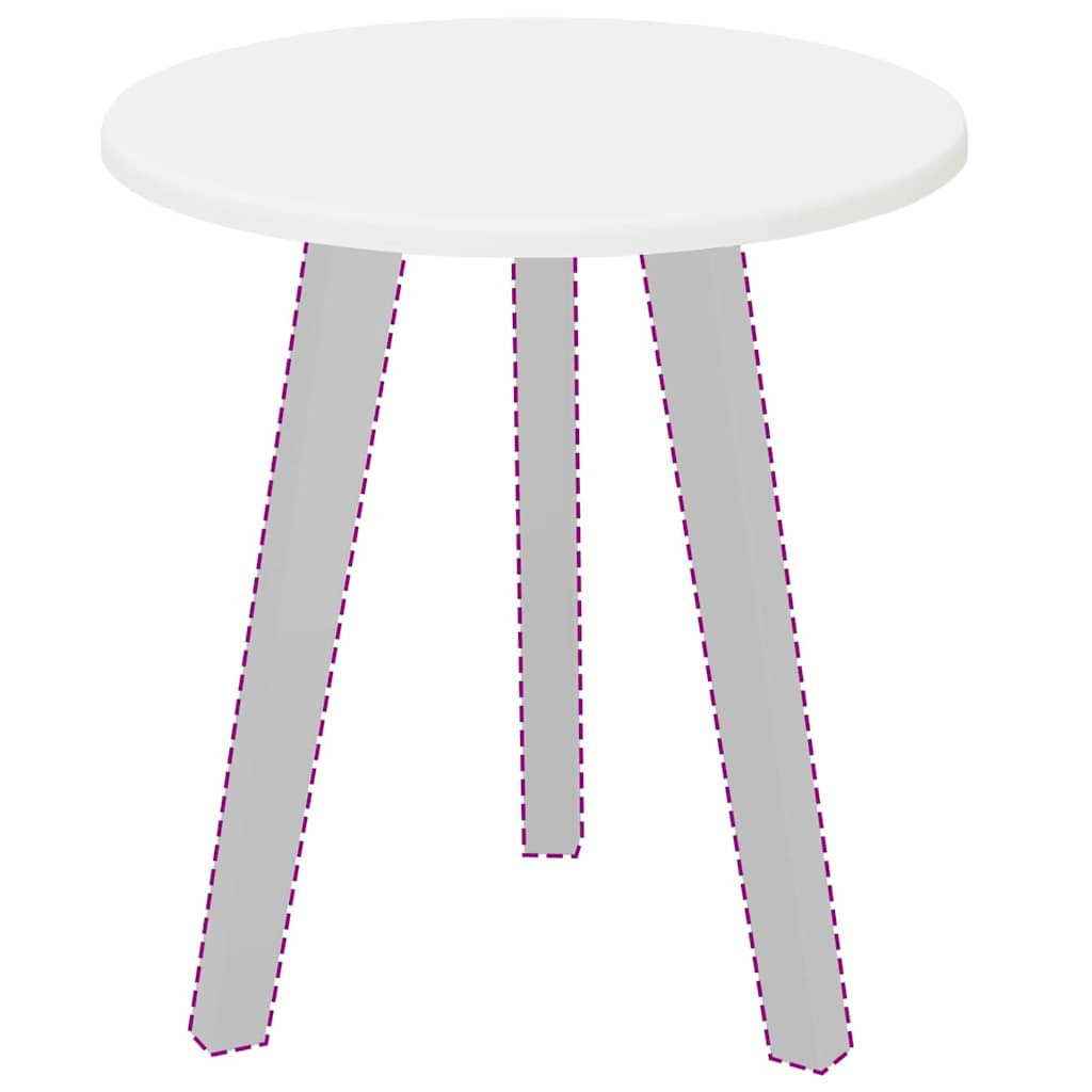 Piano del tavolo Bianco 40 x 40 x 1,5 cm Legno multistrato