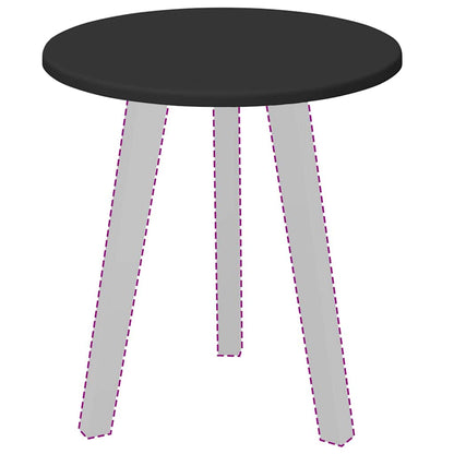 Piano del tavolo Nero 40 x 40 x 1.5 cm Legno multistrato