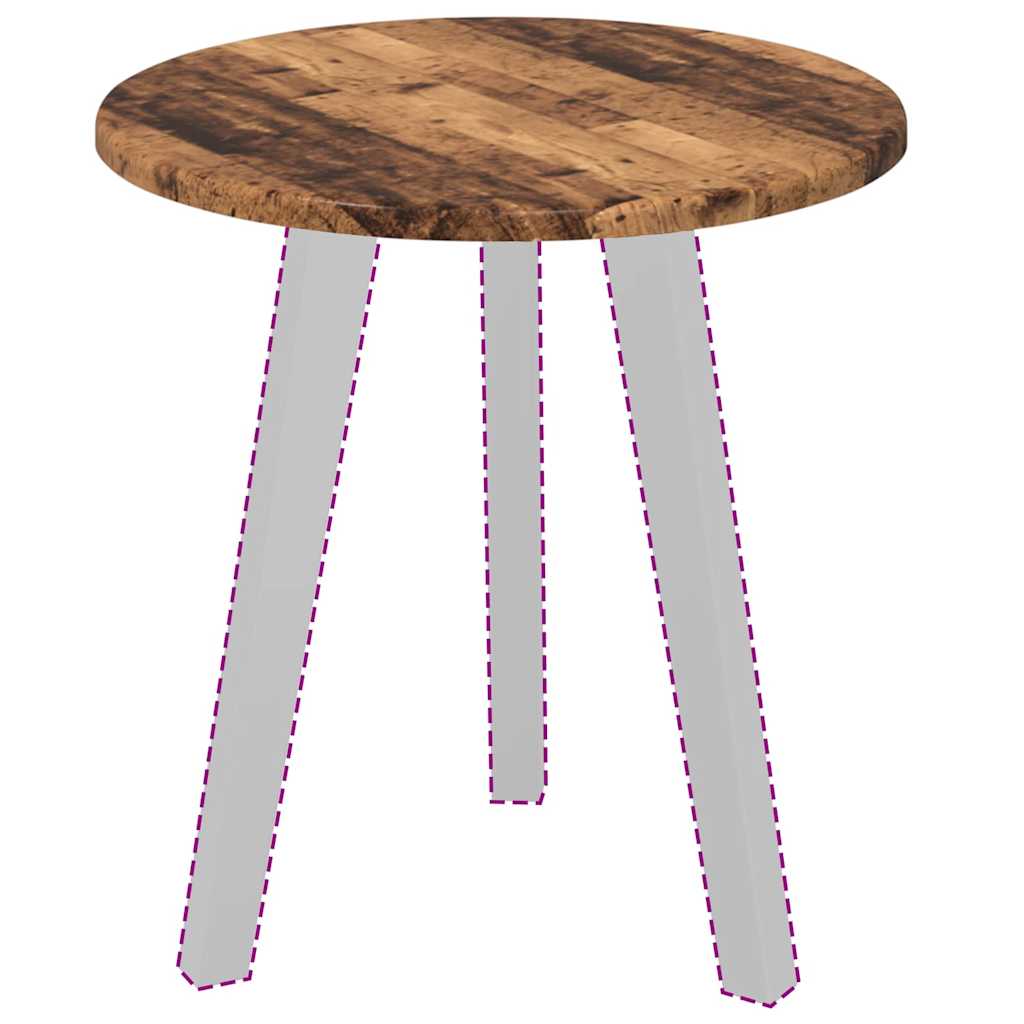 Piano del tavolo Legno vecchio 40 x 40 x 1.5 cm