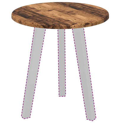 Piano del tavolo Legno vecchio 40 x 40 x 1.5 cm