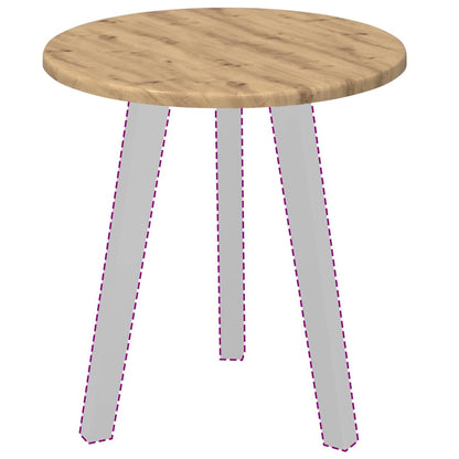 Piano del tavolo rovere artigianale 40 x 40 x 1.5 cm