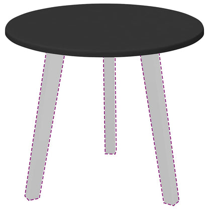 Piano del tavolo Nero 50 x 50 x 1.5 cm Legno multistrato