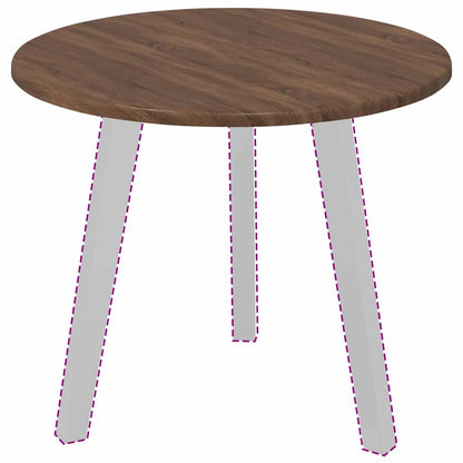 Piano del tavolo Rovere marrone 50 x 50 x 1.5 cm