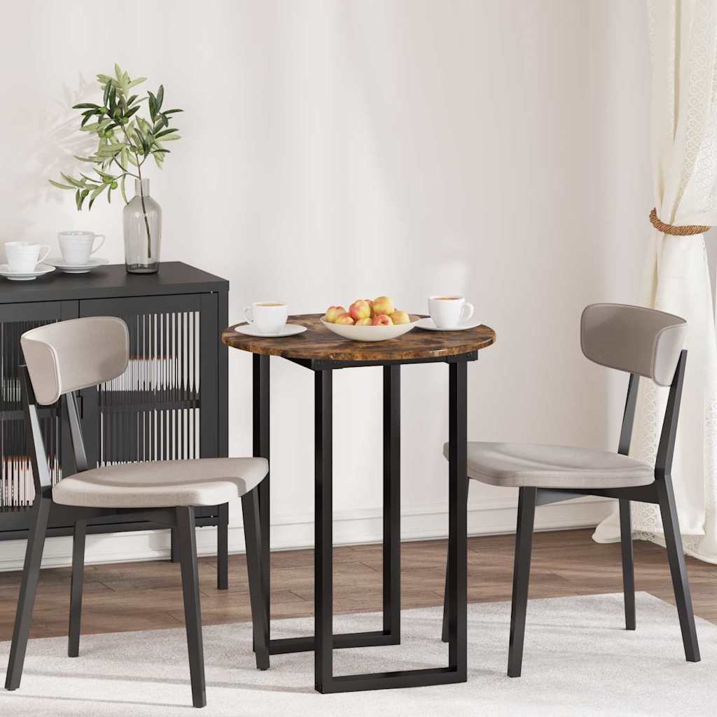 Piano del tavolo Rovere fumo 60 x 60 x 1,5 cm Legno multistrato