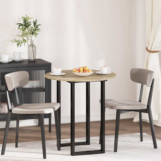 Piano del tavolo rovere sonoma Ø 70 x 1,5 cm Legno multistrato