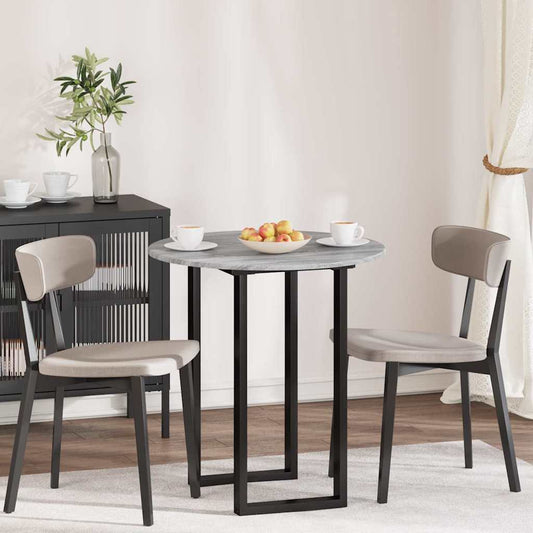 Piano del tavolo Grigio sonoma Ø 70 x 1,5 cm Legno multistrato