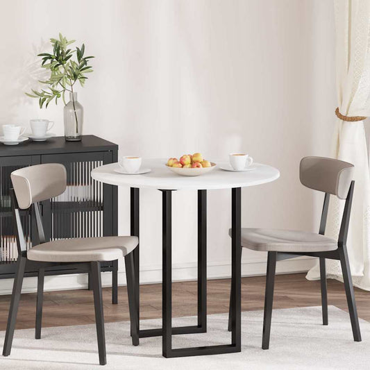 Piano del tavolo Bianco Ø 80 x 1,5 cm Legno multistrato | homemem39