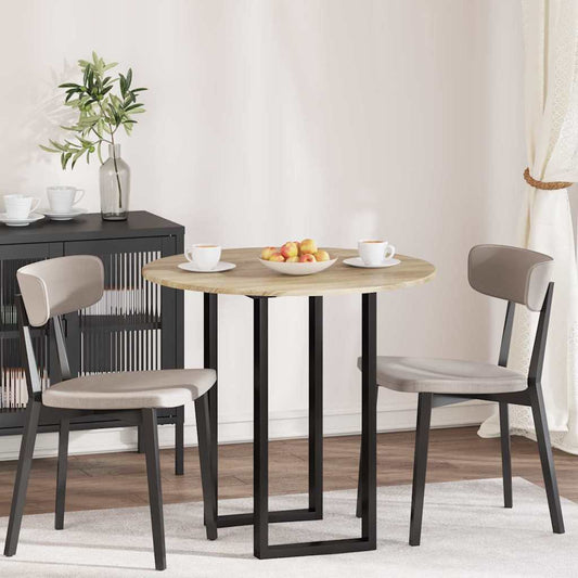 Piano del tavolo rovere sonoma Ø 80 x 1,5 cm Legno multistrato | homemem39