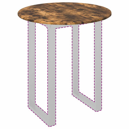 Piano del tavolo Rovere fumo 80 x 80 x 1,5 cm Legno multistrato