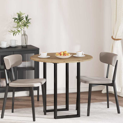 Piano del tavolo rovere artigianale 80 x 80 x 1,5 cm