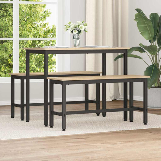 Panchina da pranzo Rovere Sonoma 100 x 32,5 x 48,5 cm | homemem39