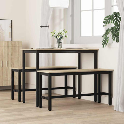 Panchina da pranzo Rovere Sonoma 100 x 32,5 x 48,5 cm