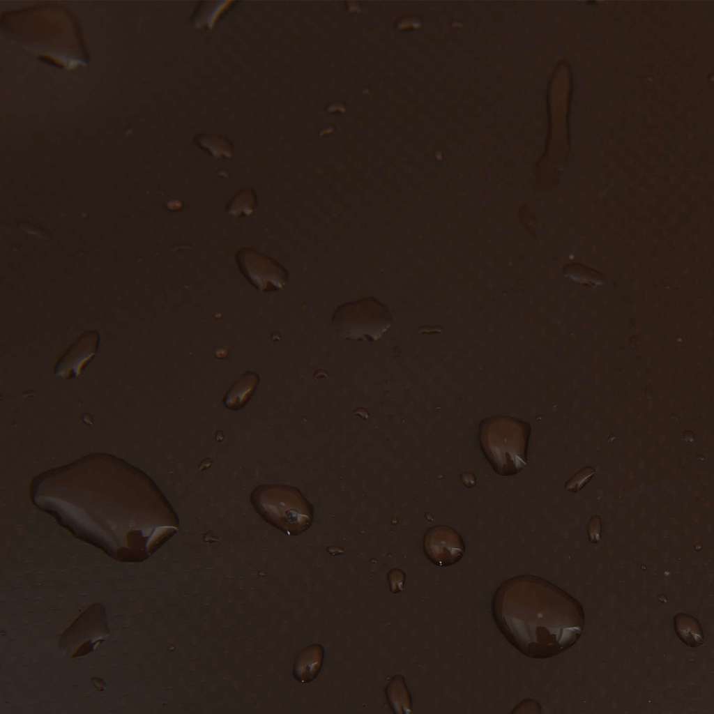 Telo 650g / m² Marrone 3,5 x 5 m Tela con rivestimento in PVC